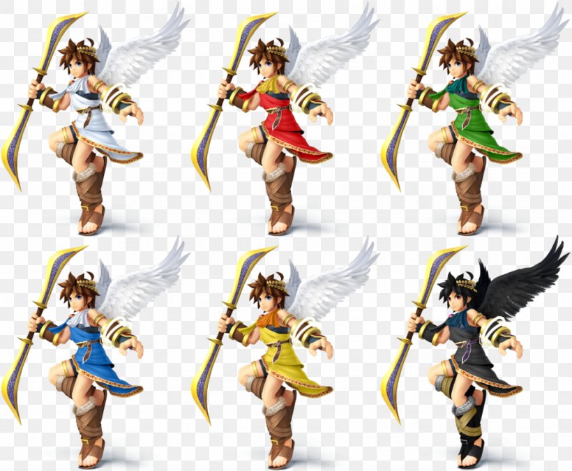 Super Smash Bros. For Nintendo 3DS And Wii U Kid Icarus Super Smash Bros. Brawl Mario Pac-Man, PNG, 1024x843px, Kid Icarus, Action Figure, Fictional Character, Figurine, Lucario Download Free