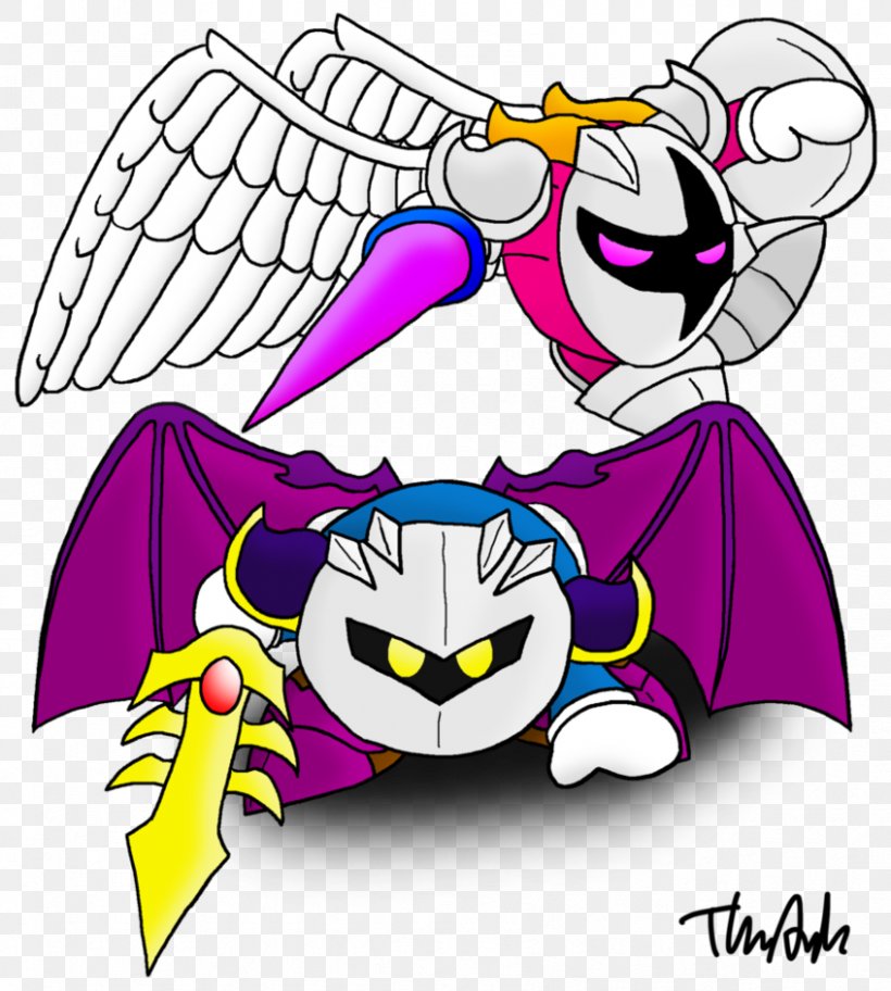 Meta Knight King Dedede Kirby Super Star Ultra Kirby's Return To Dream Land, PNG, 847x943px, Watercolor, Cartoon, Flower, Frame, Heart Download Free