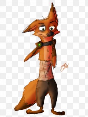 Nick Wilde - Red Fox Nick Wilde Finnick The Art Of Zootopia Shock Collar PNG