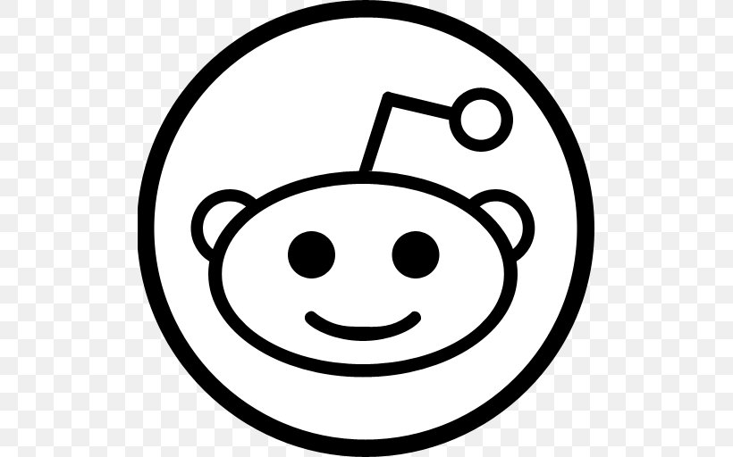 Reddit Social Media, PNG, 512x512px, Reddit, Area, Black And White, Emotion, Face Download Free