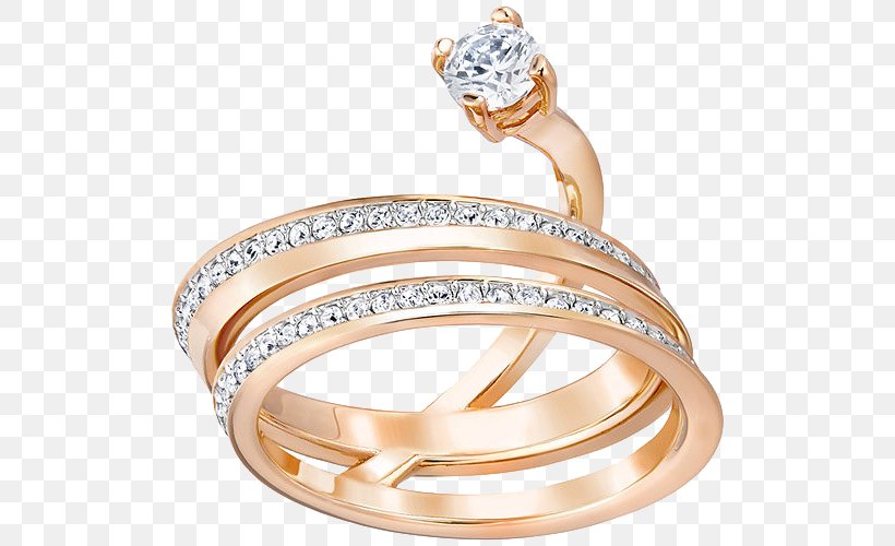 Ring Size Swarovski AG Jewellery Gold Plating, PNG, 600x500px, Ring, Bangle, Bracelet, Brilliant, Crystal Download Free