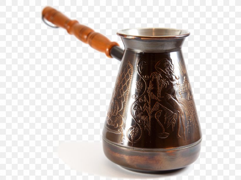 Turkish Coffee Turkish Cuisine Copper Tea, PNG, 1024x768px, Turkish Coffee, Brass, Cafeteira, Cezve, Coffee Download Free