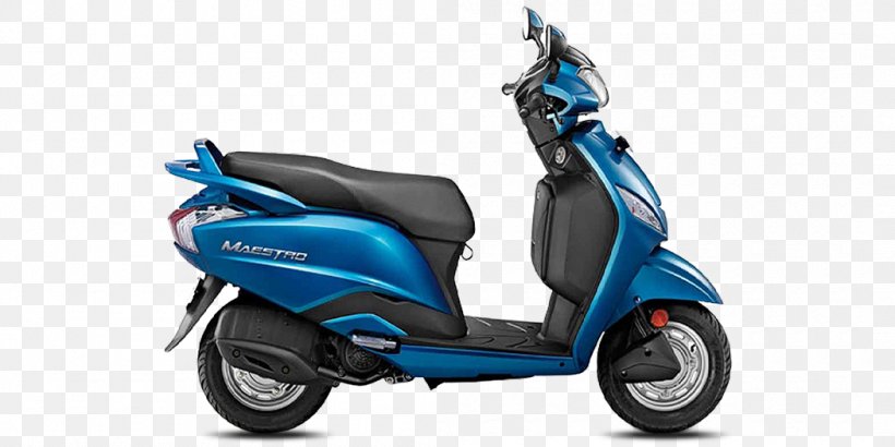 Scooter Hero Maestro Hero MotoCorp Honda Activa Motorcycle, PNG, 1050x525px, Scooter, Auto Expo, Automotive Design, Car, Electric Blue Download Free