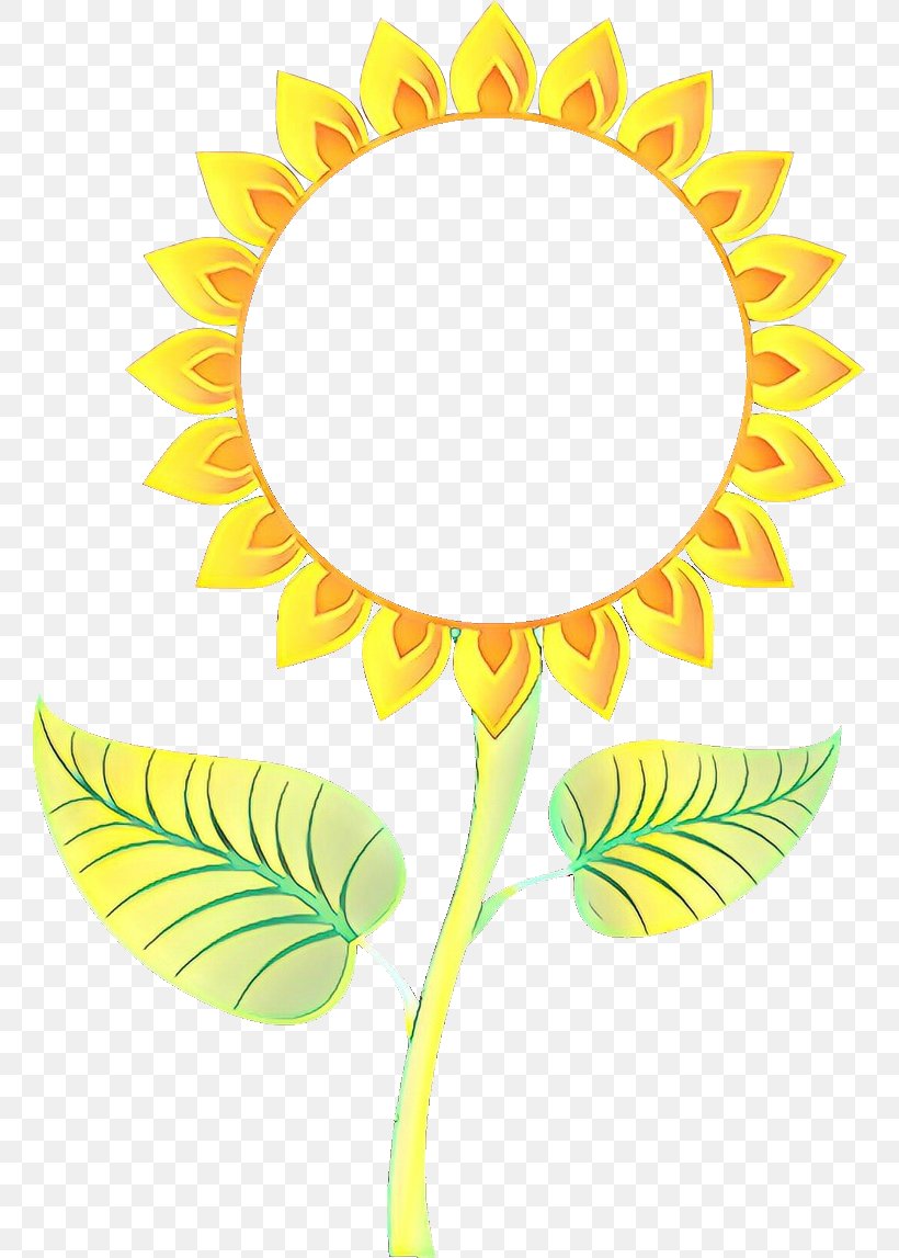 Sunflower, PNG, 759x1147px, Cartoon, Flower, Leaf, Plant, Sunflower Download Free