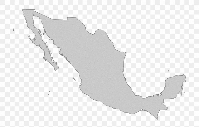 Mexico Vector Map, PNG, 885x567px, Mexico, Black And White, Blank Map, Flag Of Mexico, Map Download Free