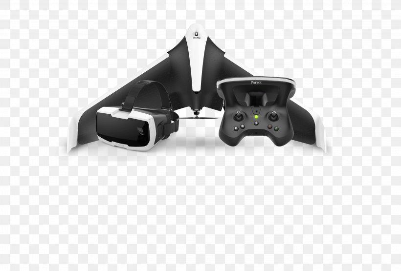 Parrot Disco Parrot Bebop Drone Parrot Bebop 2 Parrot AR.Drone Fixed-wing Aircraft, PNG, 2789x1890px, Parrot Disco, Airplane, All Xbox Accessory, Black, Drone Racing Download Free