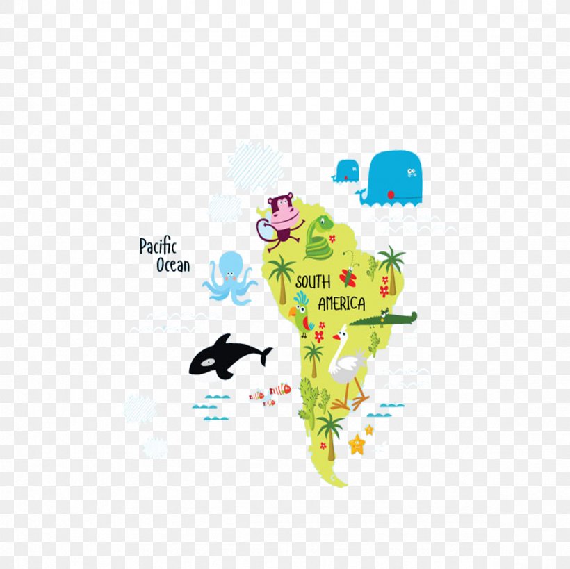 South America Ballena, California Illustration, PNG, 2362x2362px, South America, Americas, Area, Cartoon, Text Download Free