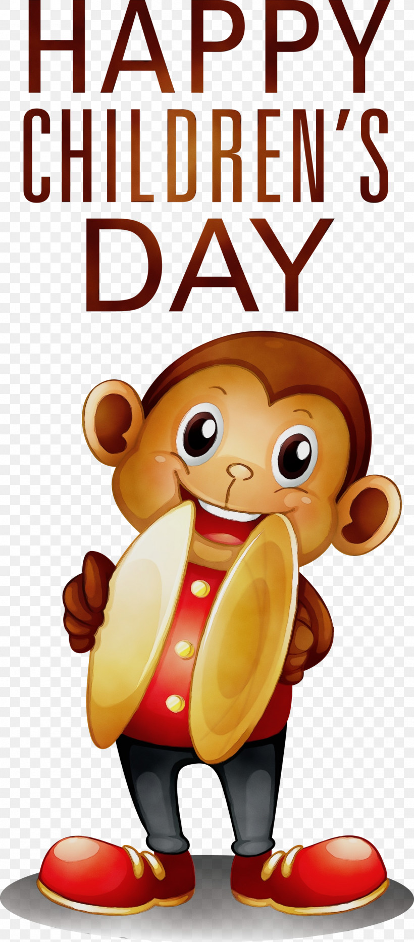 Cymbal Cymbal-banging Monkey Toy Drawing Cartoon Percussion, PNG, 1319x3000px, Happy Childrens Day, Cartoon, Cymbal, Cymbalbanging Monkey Toy, Drawing Download Free