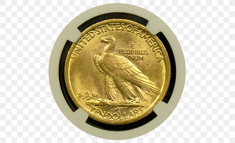 Gold Coin Gold Coin Indian Head Gold Pieces Numismatic Guaranty Corporation, PNG, 500x500px, Coin, Augustus Saintgaudens, Brass, Bronze Medal, Bullion Download Free