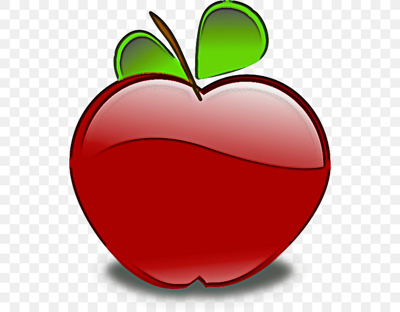 Red Fruit Leaf Apple Plant, PNG, 536x640px, Red, Apple, Fruit, Heart, Leaf Download Free
