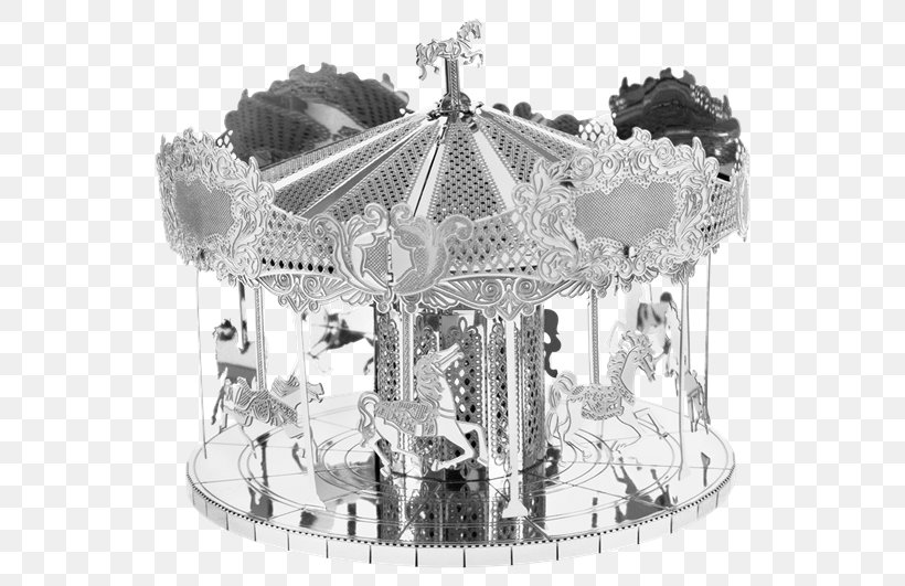 Sheet Metal Carousel Laser Cutting Solder, PNG, 600x531px, Metal, Amusement Park, Amusement Ride, Black And White, Carousel Download Free