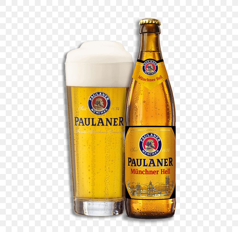 Wheat Beer Paulaner Brewery Helles Oktoberfest, PNG, 400x800px, Beer, Alcoholic Beverage, Beer Bottle, Beer Glass, Beer In Germany Download Free