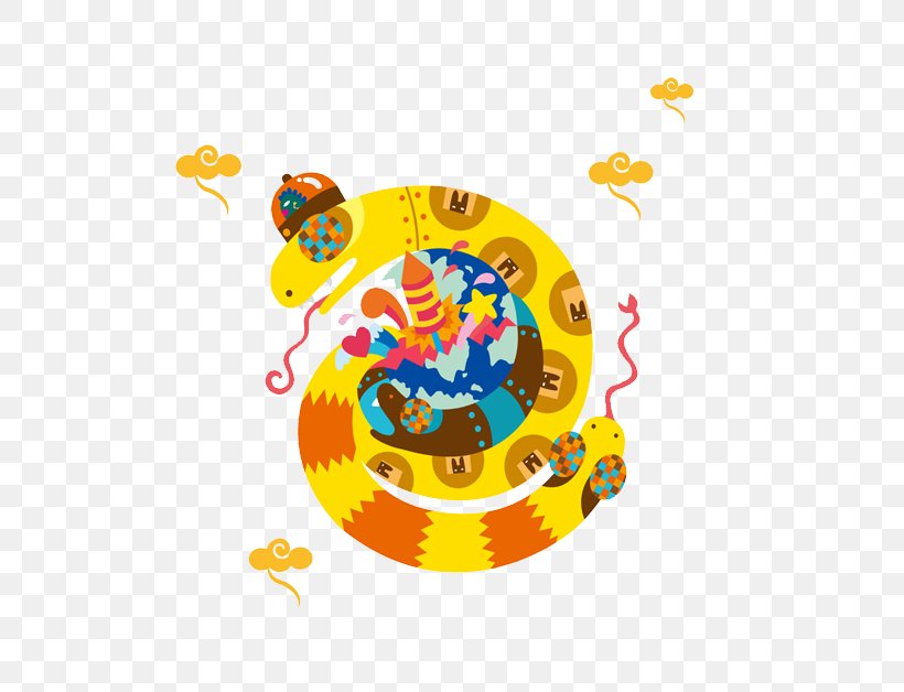 Chinese New Year Chinese Zodiac Drawing Illustration, PNG, 599x628px, Chinese New Year, Art, Behance, Cartoon, Chinese Zodiac Download Free