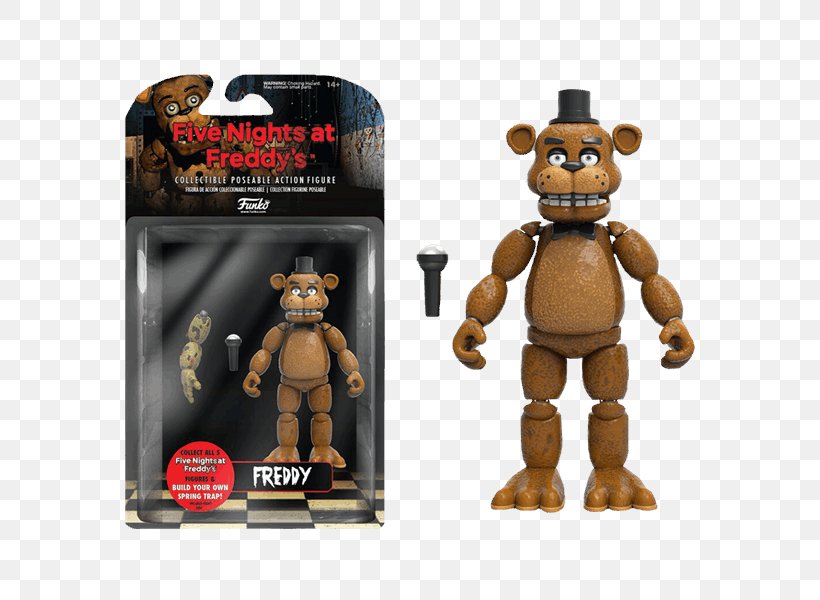 Five Nights At Freddy's: Sister Location Freddy Fazbear's Pizzeria Simulator Funko Action & Toy Figures Stuffed Animals & Cuddly Toys, PNG, 600x600px, Funko, Action Figure, Action Toy Figures, Collectable, Figurine Download Free