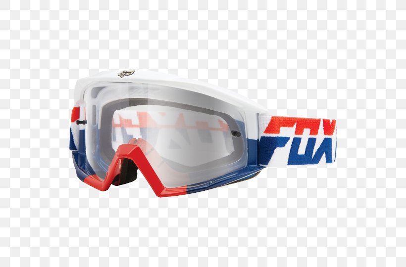 Goggles Glasses Motocross Motorcycle Blue, PNG, 540x540px, Goggles, Blue, Clothing, Eyewear, Fox Racing Download Free