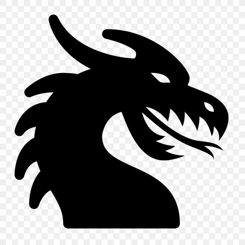 Logo Dragon, PNG, 1600x1600px, Dragon, Blackandwhite, Cartoon, Chinese Dragon, Claw Download Free
