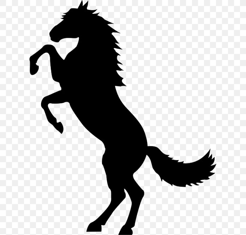 Mustang Rearing Stallion Stencil Silhouette, PNG, 624x783px, Mustang, Art, Artwork, Black And White, Canter And Gallop Download Free