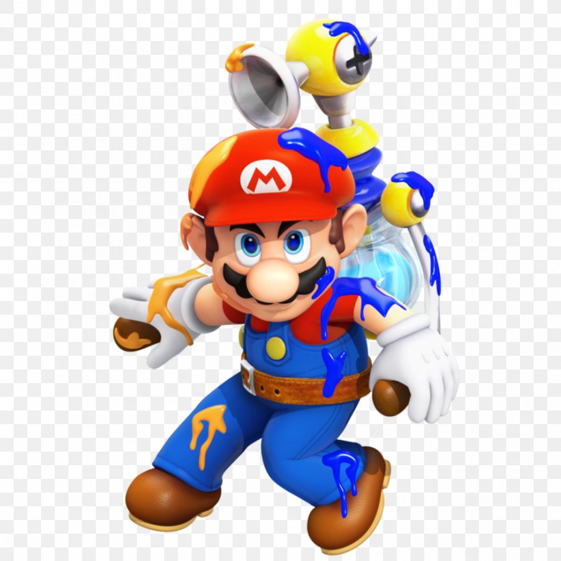 Super Mario Sunshine Splatoon Super Mario Bros., PNG, 894x894px, Super Mario Sunshine, Action Figure, Figurine, Mario, Mario Bros Download Free