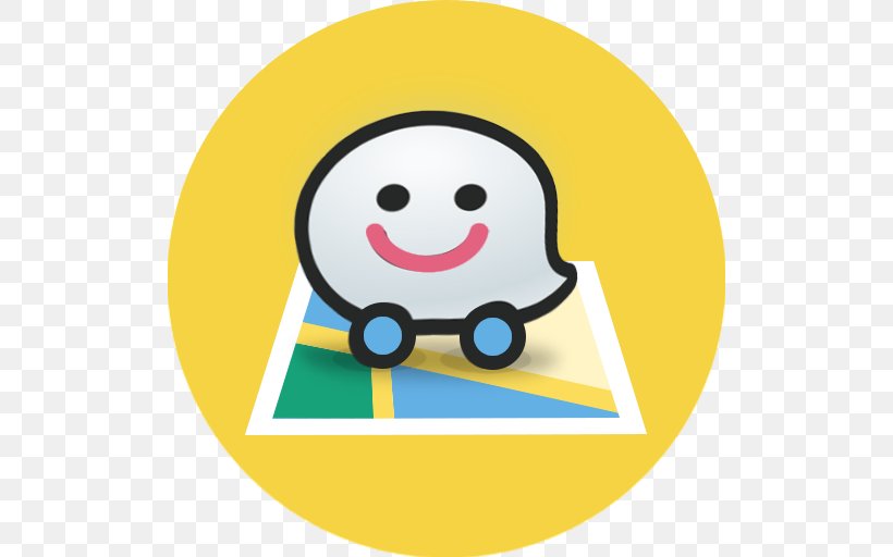 Waze GPS Navigation Systems Google Maps Android, PNG, 512x512px, Waze, Android, Book, Computer Program, Emoticon Download Free