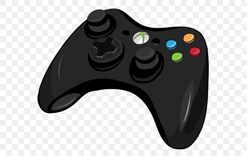 Xbox 360 Controller Black Joystick Game Controllers, PNG, 606x520px, Xbox 360, All Xbox Accessory, Black, Electronic Device, Game Controller Download Free