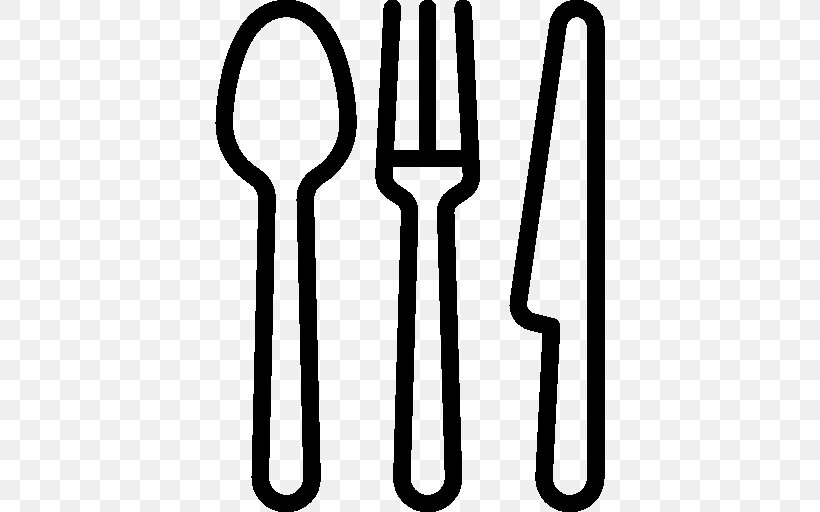 Cafe Restaurant Fork Kitchen Utensil Food, PNG, 512x512px, Cafe, Black And White, Cooking, Cuisine, Dish Download Free