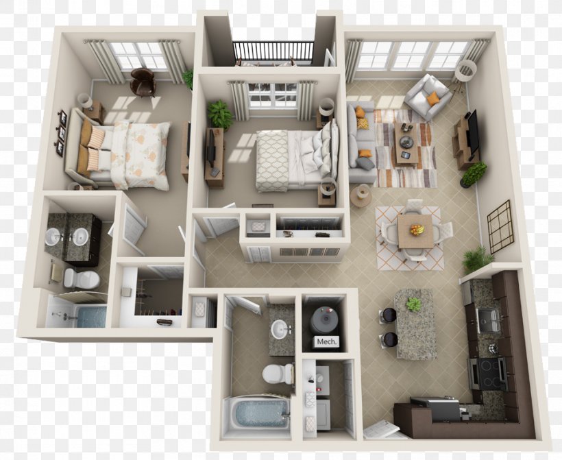 City Center On 7th Apartment Homes House Room, PNG, 963x789px, Apartment, Bed, Bedroom, Floor Plan, For Rent Media Solutions Download Free