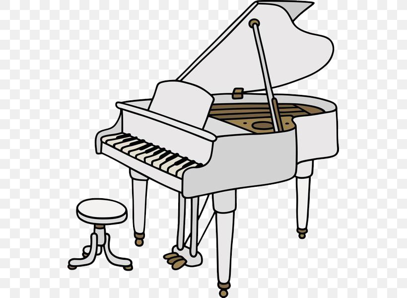 Drawing Grand Piano Royalty-free, PNG, 547x600px, Watercolor, Cartoon, Flower, Frame, Heart Download Free