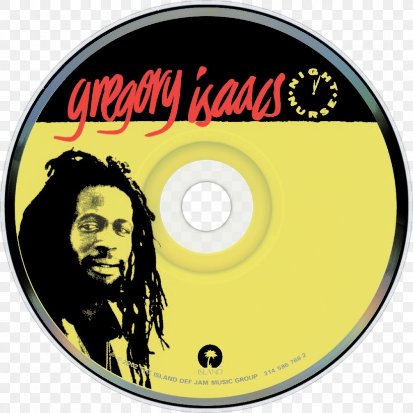 Gregory Isaacs Compact Disc Night Nurse Album Cover, PNG, 1000x1000px, Watercolor, Cartoon, Flower, Frame, Heart Download Free