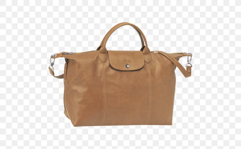 Tote Bag Longchamp Leather Handbag, PNG, 510x510px, Tote Bag, Bag, Baggage, Beige, Brown Download Free