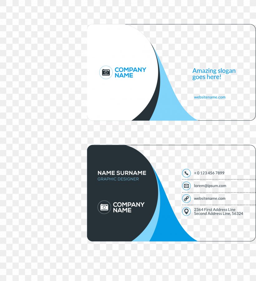 Business Card Visiting Card Flat Design Png 17x81px Business Card Design Badge Blue Brand Business Download