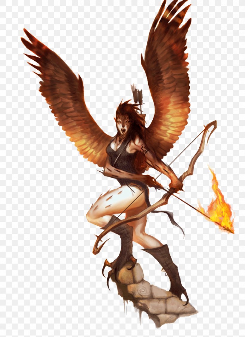 Pathfinder Roleplaying Game Dungeons & Dragons Harpy Legendary Creature Greek Mythology, PNG, 863x1184px, Pathfinder Roleplaying Game, Angel, Bird, Bird Of Prey, D20 System Download Free