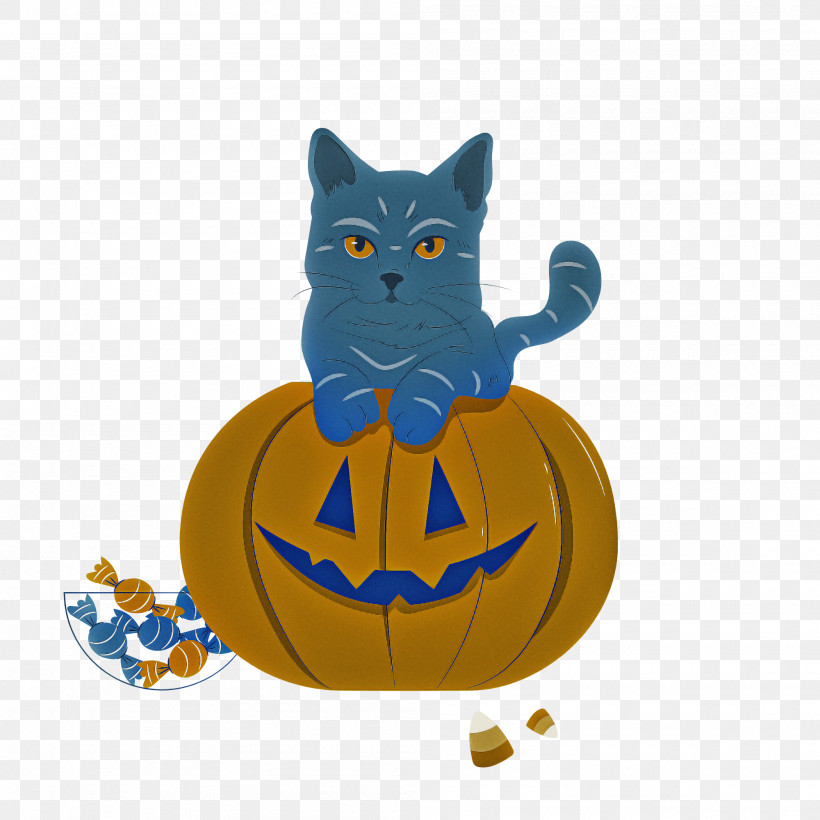 Halloween, PNG, 2000x2000px, Halloween, Biology, Cat, Catlike, Pumpkin Download Free