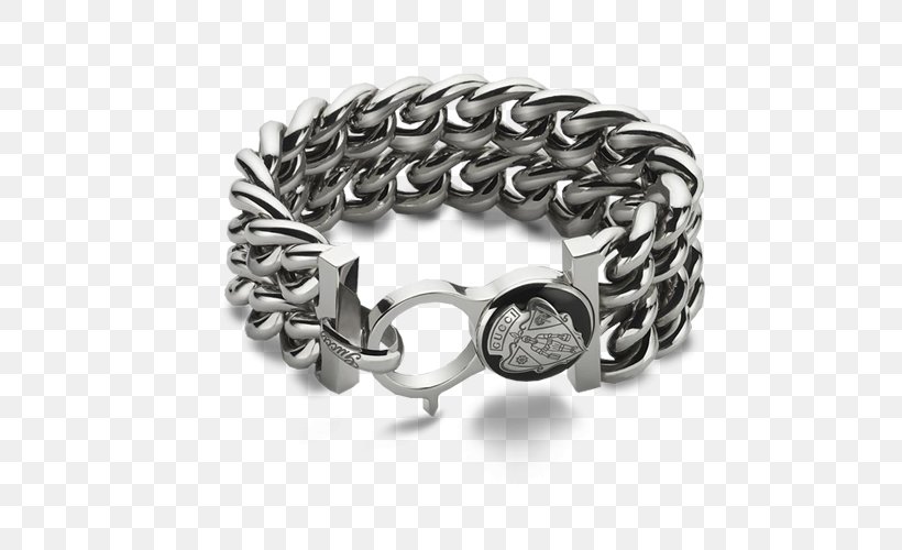 Bracelet Apple Icon Image Format Icon, PNG, 500x500px, Bracelet, Apple Icon Image Format, Black And White, Chain, Gucci Download Free