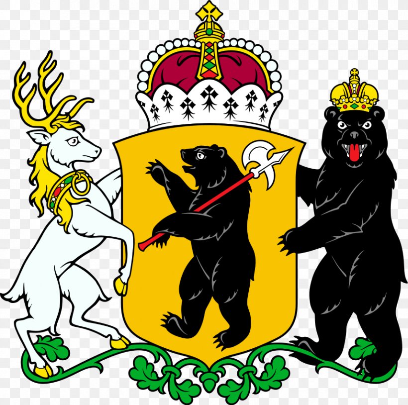 Rybinsk Oblasts Of Russia Tutayev Kostroma Coat Of Arms, PNG, 856x850px, Rybinsk, Art, Artwork, Bear, Bear In Heraldry Download Free