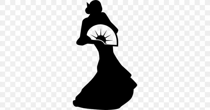 Silhouette Flamenco Dance Clip Art, PNG, 1200x630px, Silhouette, Arm, Art, Black, Black And White Download Free