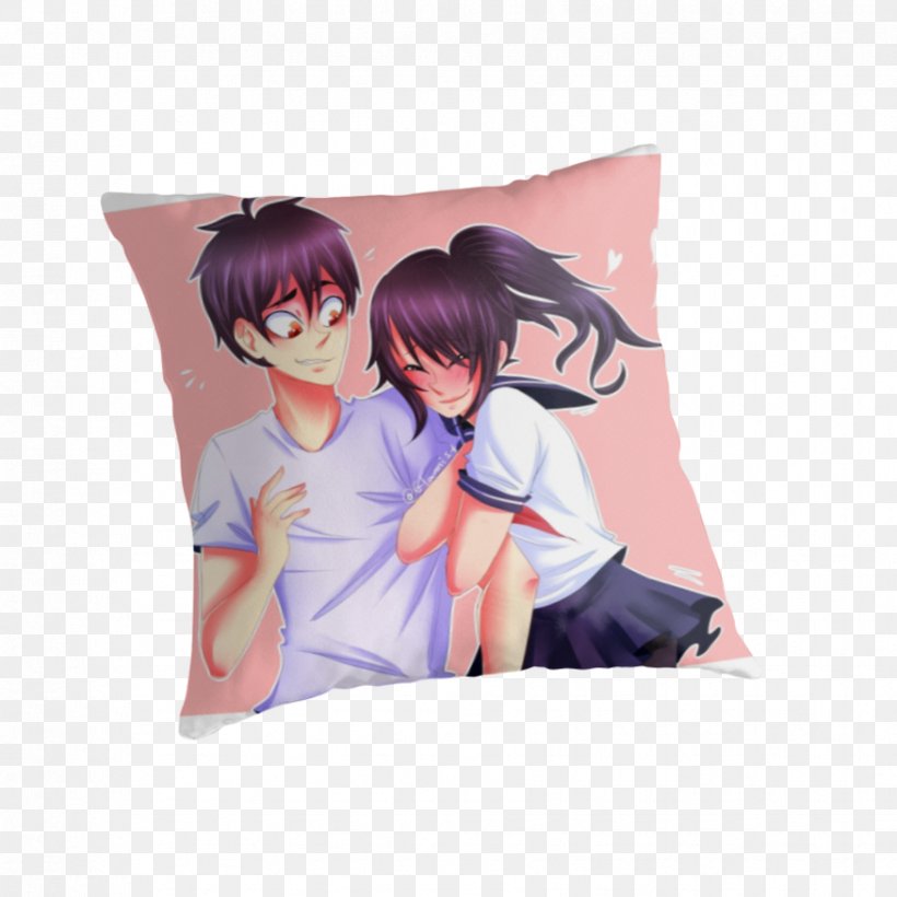 Yandere Simulator T-shirt Hoodie Clothing, PNG, 875x875px, Watercolor, Cartoon, Flower, Frame, Heart Download Free