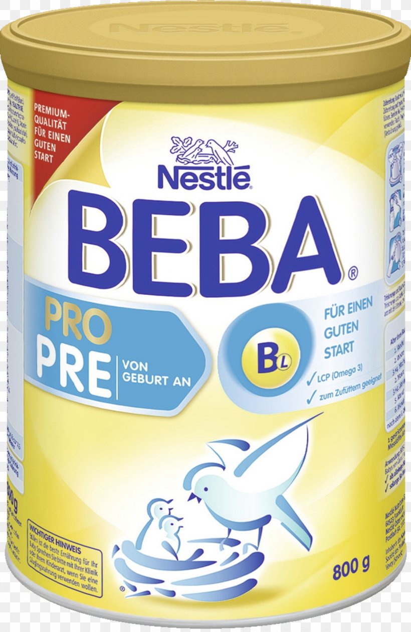 Baby Formula Nestle BEBA Pro Pre Infant Formula From Birth On, 800g Milk Dairy Products, PNG, 1120x1720px, Baby Formula, Birth, Childbirth, Dairy, Dairy Product Download Free