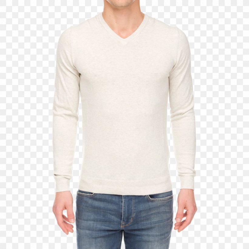 Long-sleeved T-shirt Long-sleeved T-shirt Sweater, PNG, 1200x1200px, Tshirt, Arm, Beige, Cardigan, Collar Download Free
