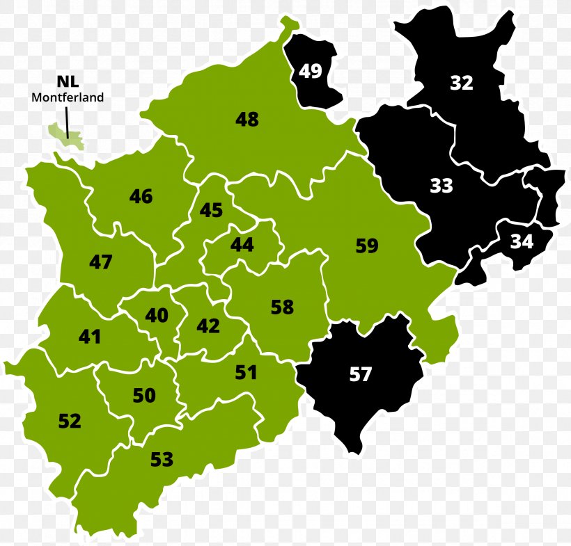 Düsseldorf Government Region Of North Rhine-Westphalia Map Lippe Bonn, PNG, 2362x2262px, Map, Bonn, Germany, Lippe, Location Download Free