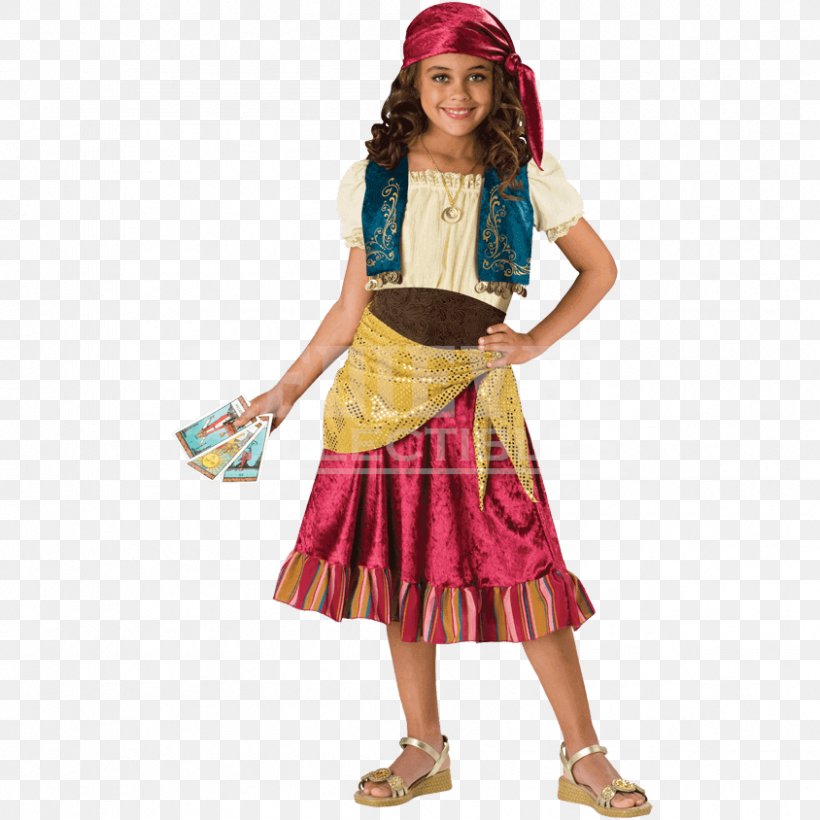 Halloween Costume Romani People Fortune-telling Child, PNG, 844x844px, Watercolor, Cartoon, Flower, Frame, Heart Download Free