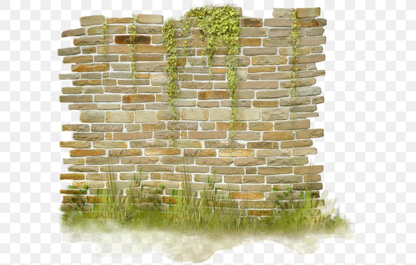Stone Wall Brick Drawing Painting, PNG, 600x523px, Stone Wall, Brick, Brickwork, Drawing, Grass Download Free