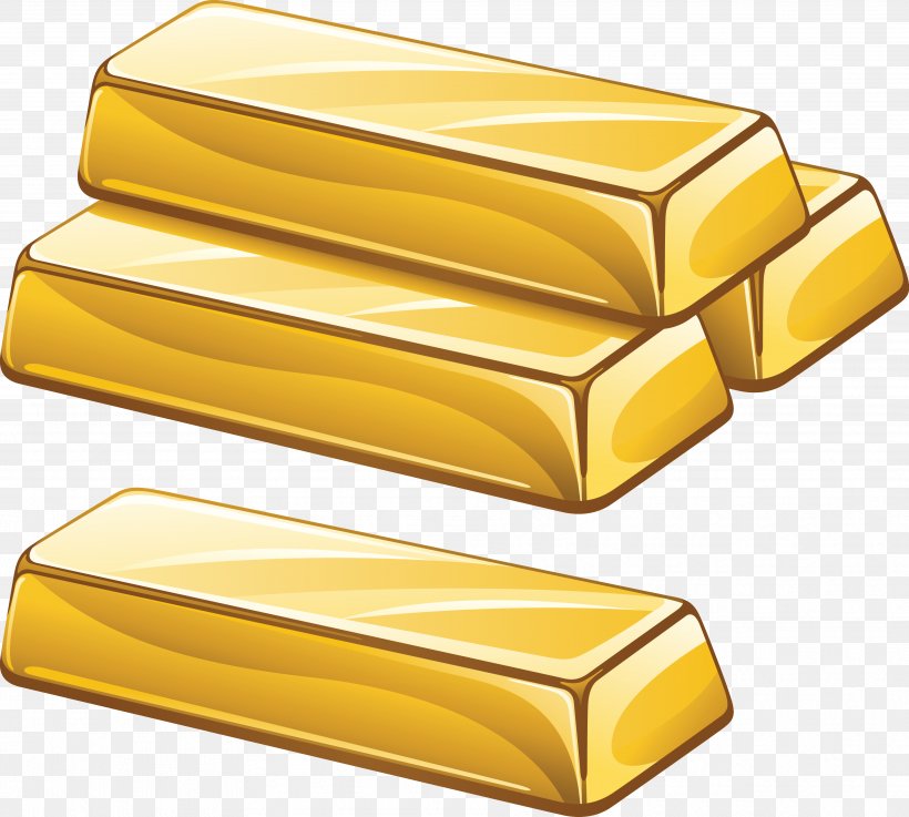 Gold Bar Ingot Clip Art, PNG, 3738x3360px, Gold Bar, Coin, Gold, Ingot, Material Download Free