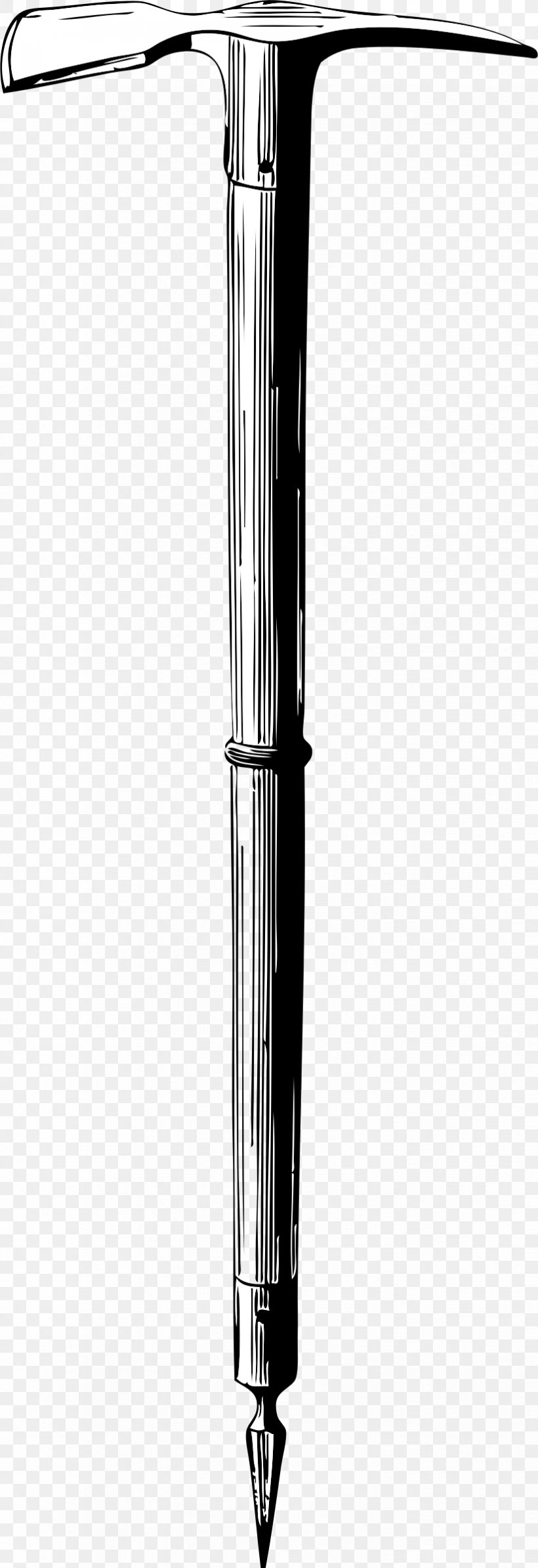Ice Axe Clip Art, PNG, 824x2400px, Ice Axe, Climbing, Drawing, Office Supplies, Pen Download Free