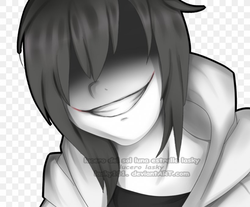 Jeff The Killer Creepypasta Character Nose Art, PNG, 1024x846px,  Watercolor, Cartoon, Flower, Frame, Heart Download Free
