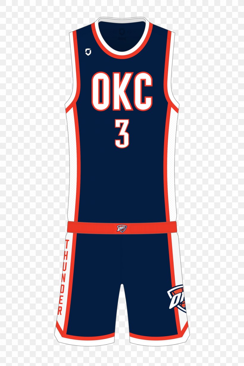 Oklahoma City Thunder Sports Fan Jersey Seattle Supersonics Basketball Uniform, PNG, 1000x1500px, Oklahoma City Thunder, Active Shirt, Active Shorts, Active Tank, Area Download Free