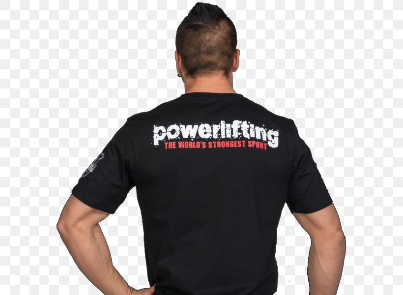 T-shirt Sleeve Powerlifting Polo Shirt, PNG, 600x600px, Tshirt, Brand, Clothing, Joint, Longsleeved Tshirt Download Free