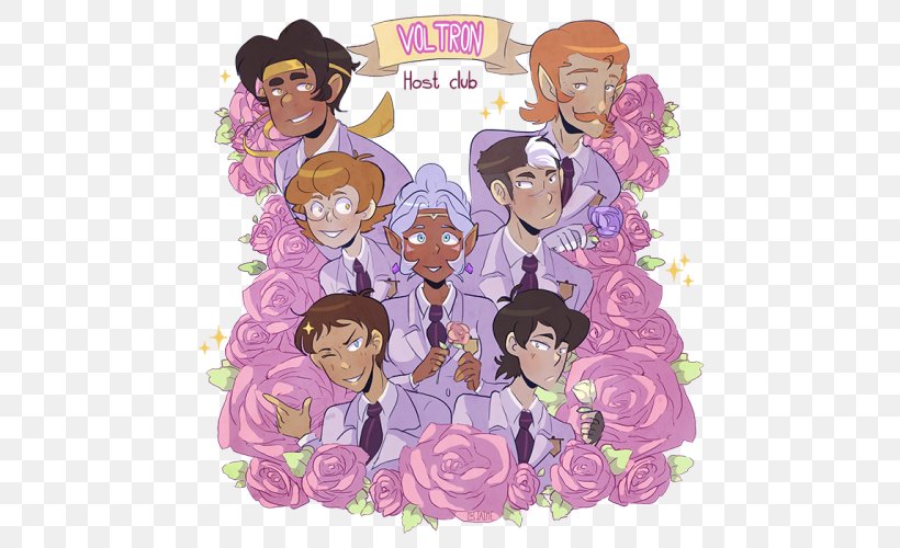 Ouran High School Host Club National Secondary School High School Clubs And Organizations, PNG, 500x500px, Watercolor, Cartoon, Flower, Frame, Heart Download Free