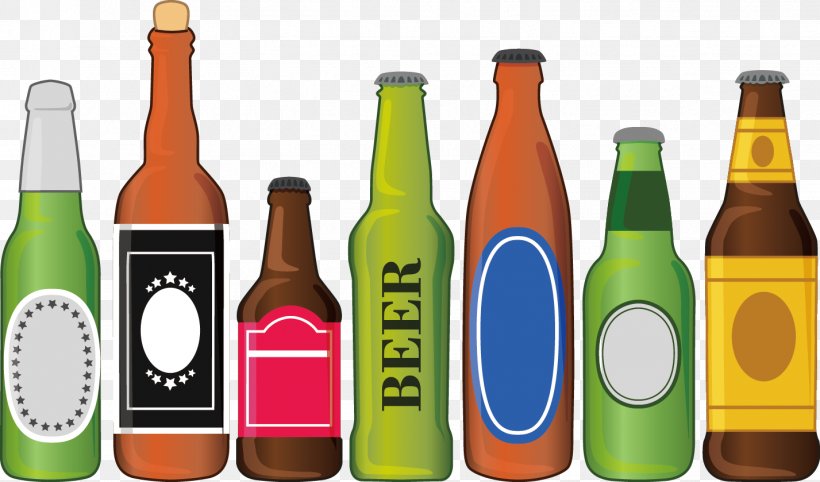 Beer Bottle Wine Euclidean Vector, PNG, 1427x839px, Beer, Alcohol, Alcoholic Drink, Beer Bottle, Beer Head Download Free