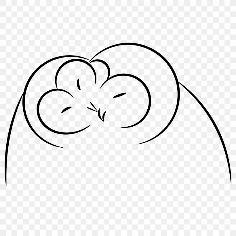 Black And White Line Art Drawing Clip Art, PNG, 2400x2400px, Watercolor, Cartoon, Flower, Frame, Heart Download Free