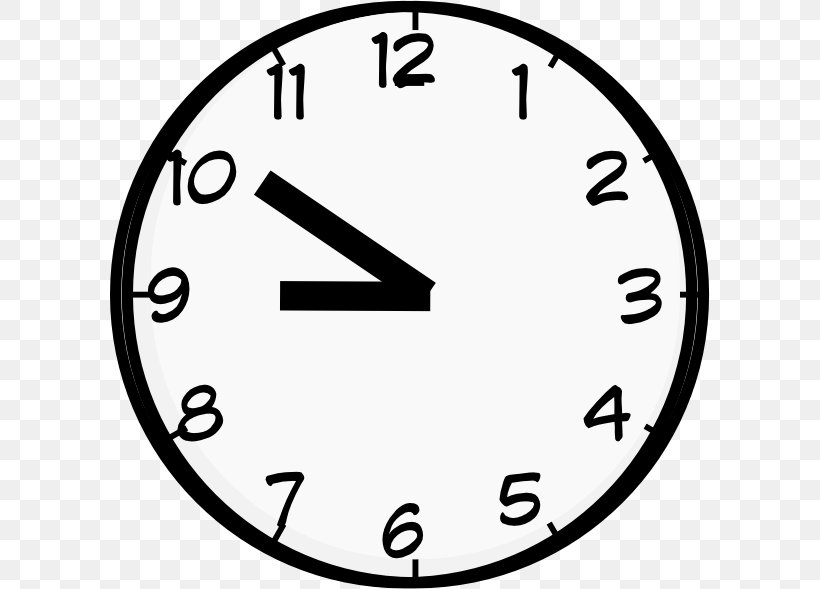 Clock Face Alarm Clocks Clip Art, PNG, 600x589px, Clock Face, Alarm Clocks, Area, Black And White, Clock Download Free